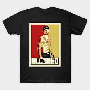 Max Holloway Pop Art Style T-Shirt